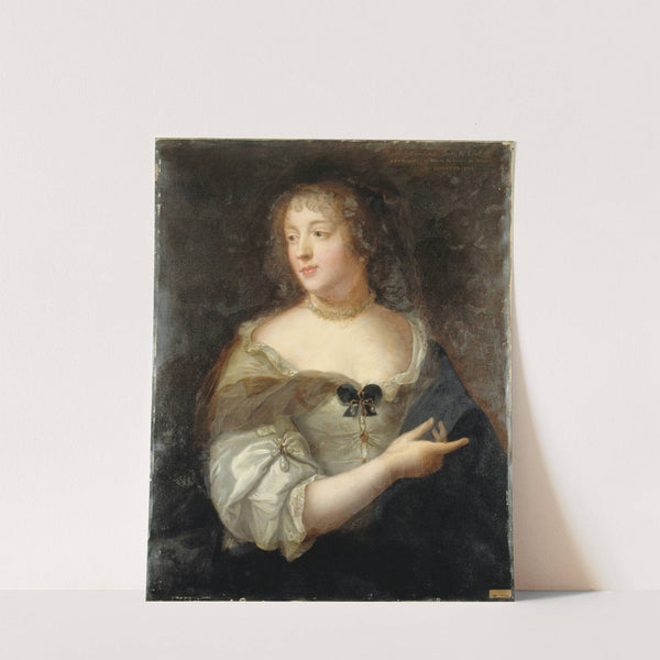 Portrait de Marie de Rabutin-Chantal, marquise de Sévigné (1626-1696), d'après le portrait de Claude Lefébvre by Basile Lemeunier