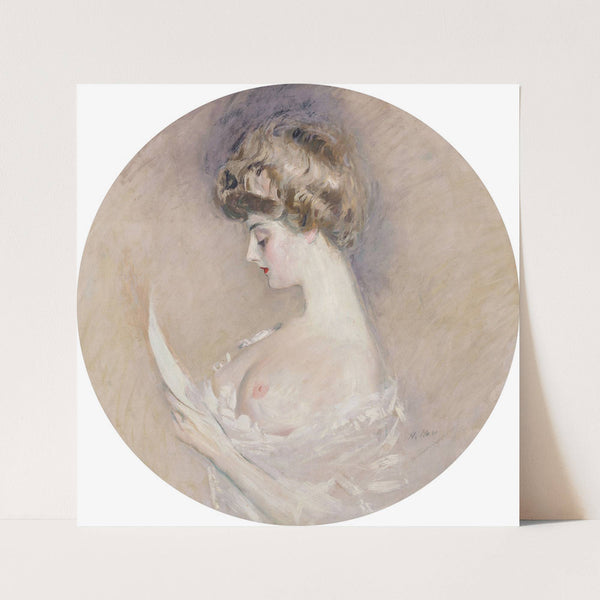 Portrait de Marthe Letellier, née Fourton by Paul César Helleu