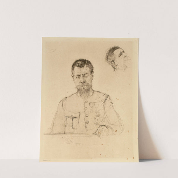 Portrait de miliatire médaillé by Noël Dorville