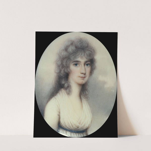 Portrait de Miss Bradley by Nathaniel Plimer