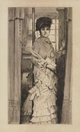 Portrait de Miss L…, ou Il faut qu’une porte soit ouverte ou fermée (1876)
