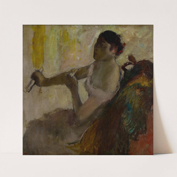 Portrait de Mlle Rose Caron (Portrait of Rose Caron) (circa 1892) by Edgar Degas