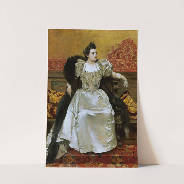 Portrait de Mme Gaston Menier by François Flameng