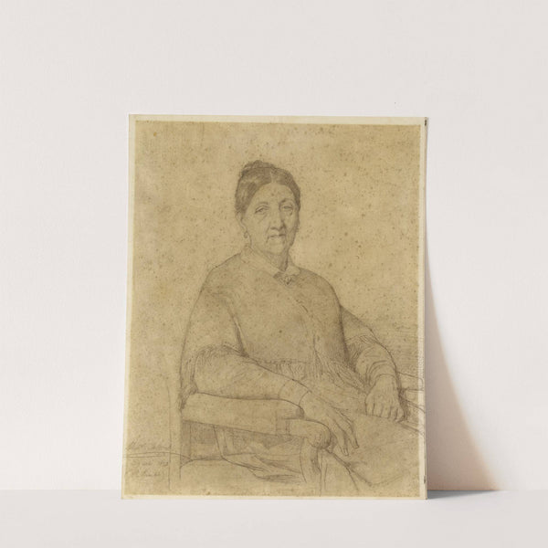 Portrait de Mme Paccini, mère de Me Paton (1852) by Alexandre Cabanel