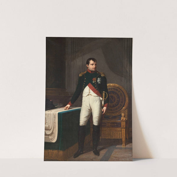 Portrait de Napoléon Ier (1769-1821), en uniforme de colonel des chasseurs de la Garde by Robert Jacques François Lefèvre