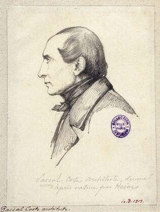Portrait de Pascal Coste, architecte (1787-1879)
