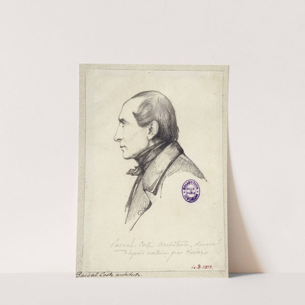 Portrait de Pascal Coste, architecte (1787-1879) by Antoine-François Callet