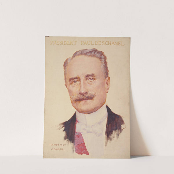 Portrait de Paul Deschanel (1855-1922), président de la République. by Joseph Félix Bouchor