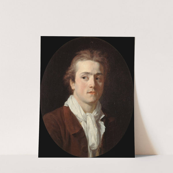 Portrait de Paul-Guillaume Lemoine, dit le Romain by Joseph Benoît Suvée