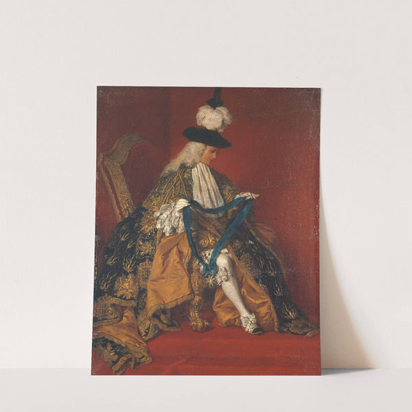 Portrait de Paul-Hippolyte de Beauvillier, duc de Saint-Aignan (1684-1776). by Pierre Subleyras