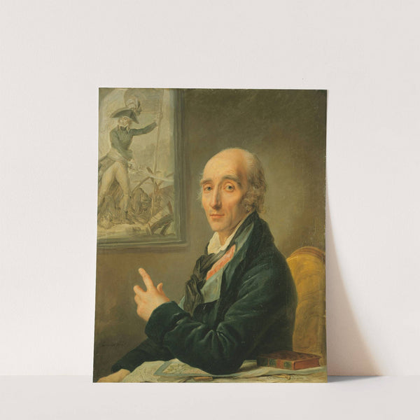 Portrait de Pierre-François-Charles Augereau (1757-1816), maréchal de France, duc de Castiglione by Johann-Julius Heinsius