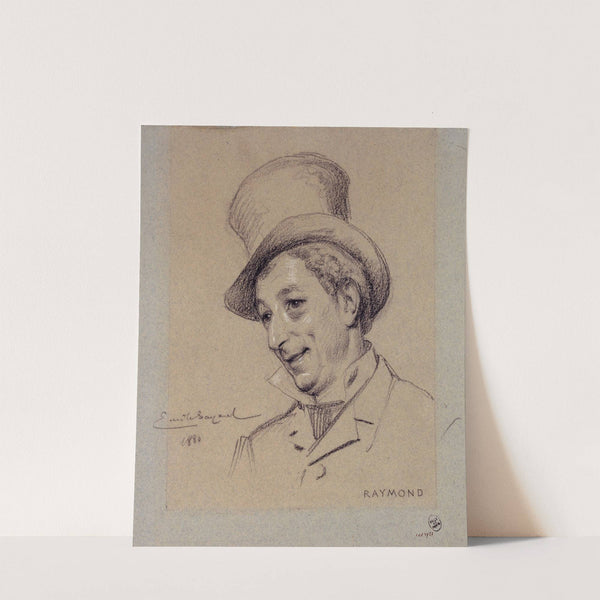 Portrait de Raymond, acteur du Palais Royal. (1880) by Émile-Antoine Bayard