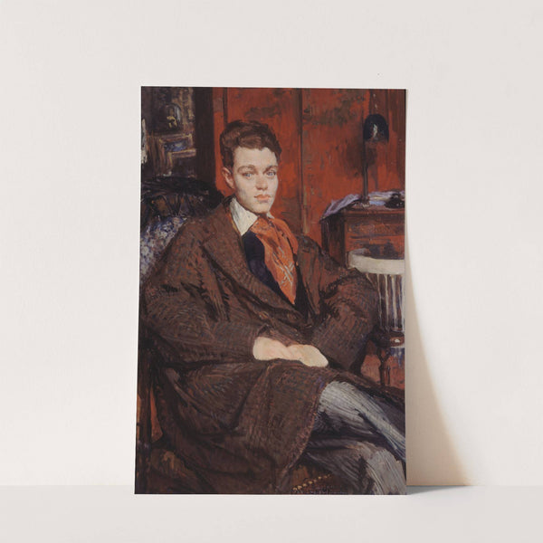 Portrait de René Crevel (1900-1935), écrivain by Jacques-Émile Blanche