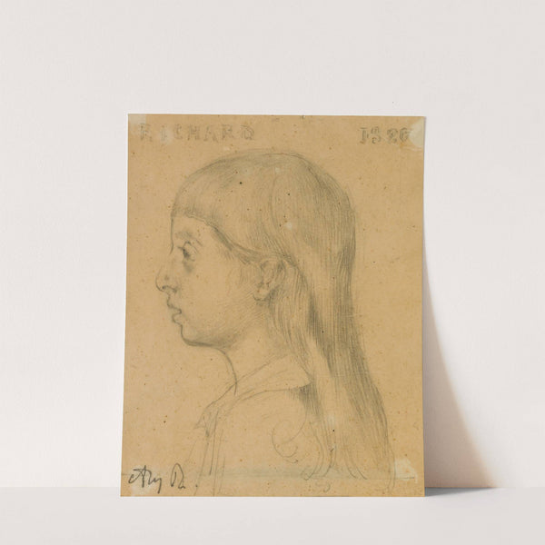 Portrait de Richard de profil (1880) by Ary Ernest Renan