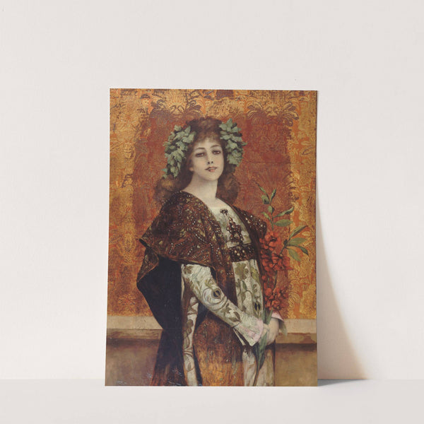 Portrait de Sarah Bernhardt (1844-1923), dans 'Gismonda' by Théobald Chartran