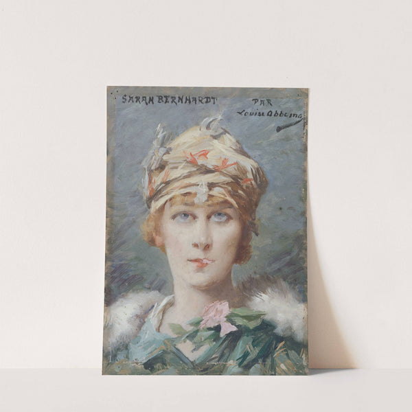 Portrait de Sarah Bernhardt (1844-1923), dans le rôle d’Adrienne Lecouvreur (1880) by Louise Abbéma
