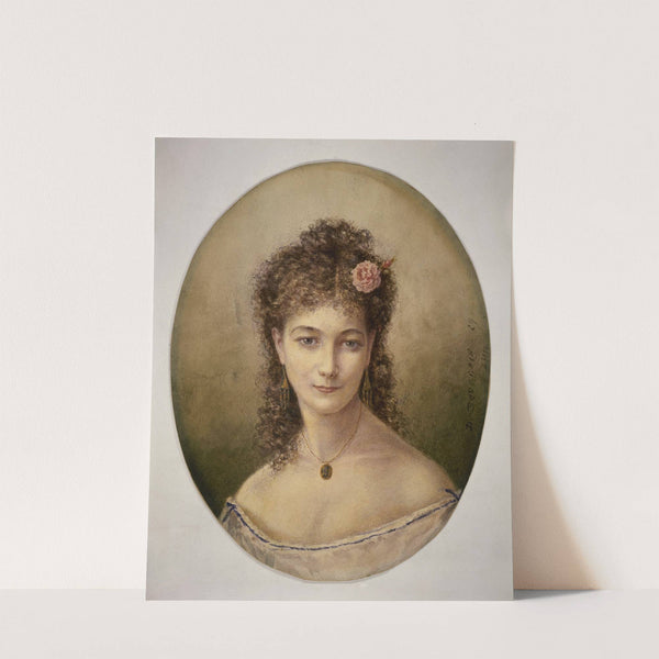 Portrait de Sarah Bernhardt by Marie-Désiré Bourgoin