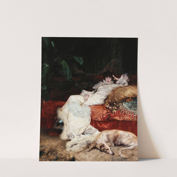 Portrait de Sarah Bernhardt by Georges Jules Victor Clairin