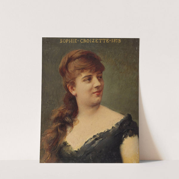 Portrait de Sophie Croizette (1847-1901), sociétaire de la Comédie-Française (1884) by Joseph Blanc
