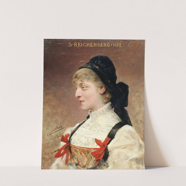 Portrait de Suzanne Reichenberg (1853-1924), sociétaire de la Comédie-Française by Théobald Chartran