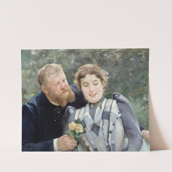 Portrait de Thaulow et sa femme (1890) by Alfred Philippe Roll