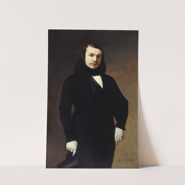 Portrait de Théophile Gautier (1811-1872), poète, romancier et critique by Auguste de Châtillon