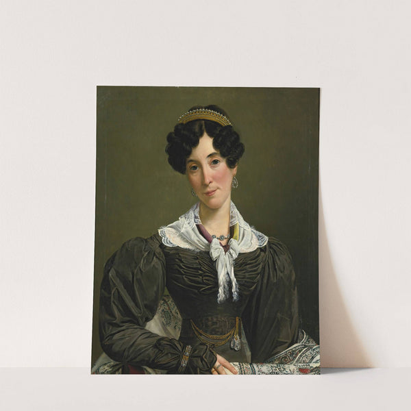 Portrait De Victoire Du Bois by Jean Henri de Coene