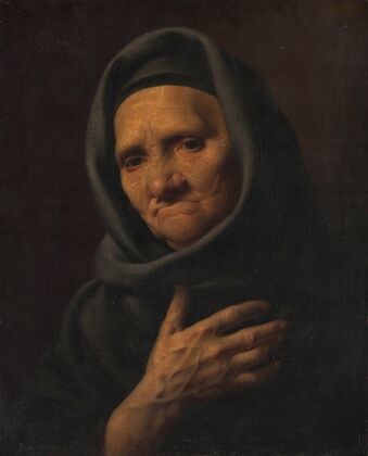 Portrait de vieille femme