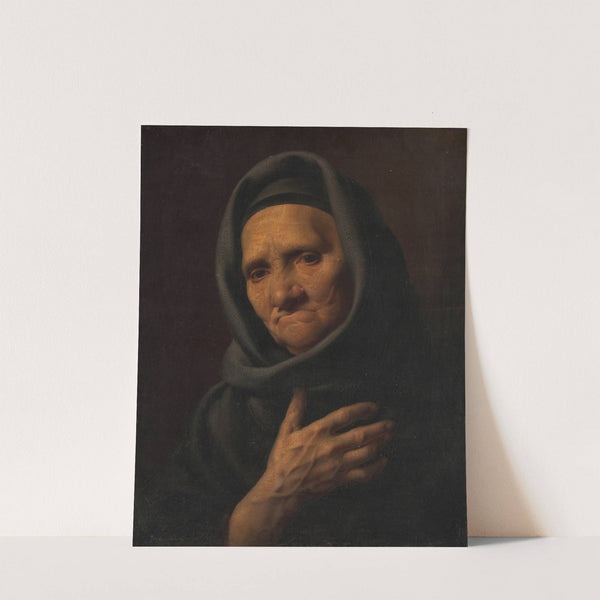 Portrait de vieille femme by Féodor Pétrovitch Tchoumakoff