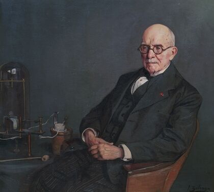 Portrait d’Édouard Branly (1844-1940), physicien (1920)