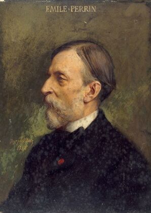 Portrait d’Émile Perrin (1814-1885), administrateur de la Comédie-Française. (1884)