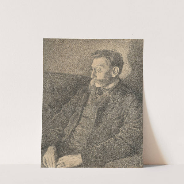 Portrait d'Émile Verhaeren by Theo van Rysselberghe