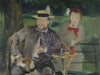 Portrait D’ernest Hoschedé Et Sa Fille Marthe