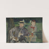 Portrait D’ernest Hoschedé Et Sa Fille Marthe (ca. 1876) by Édouard Manet