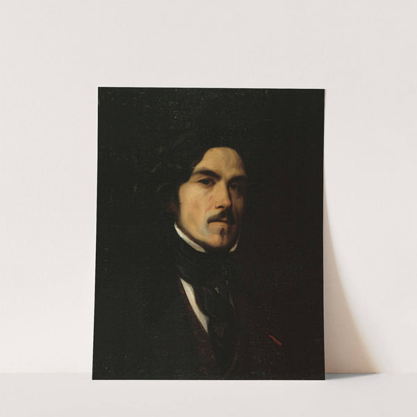 Portrait d'Eugène Delacroix (1798-1863), peintre by Emile Champmartin