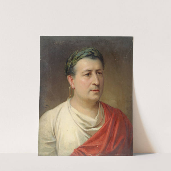 Portrait d'Henri Maubant (1821-1902), sociétaire de la Comédie-Fançaise dans le rôle d'Auguste dans Cinna. by Daniel Bérard