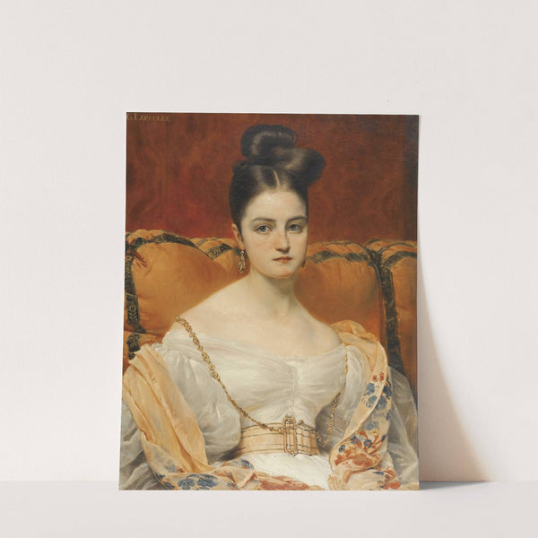 Portrait d'Henriette Grevedon by François-Gabriel-Guillaume Lépaulle