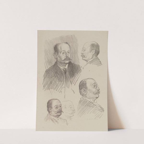 Portrait d’homme à binocles by Théophile Alexandre Steinlen