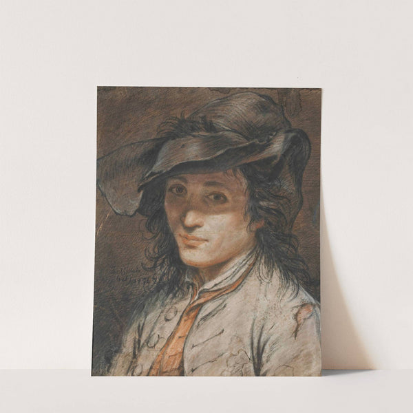 Portrait d'homme au chapeau by Antoine Lebel