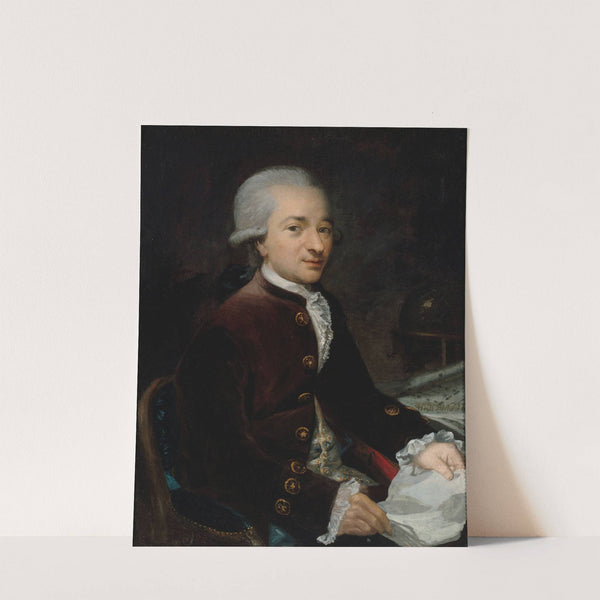 Portrait d'homme, autrefois maquillé en Robespierre by H. Lefèvre