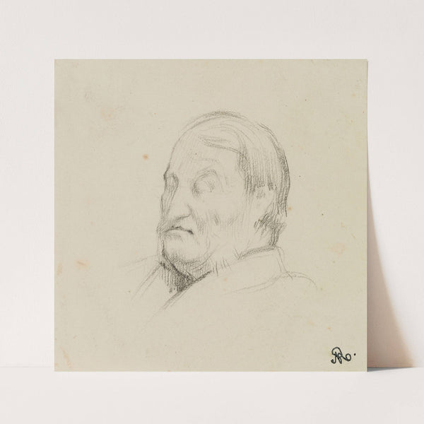 Portrait d’homme aux favoris by Ary Ernest Renan