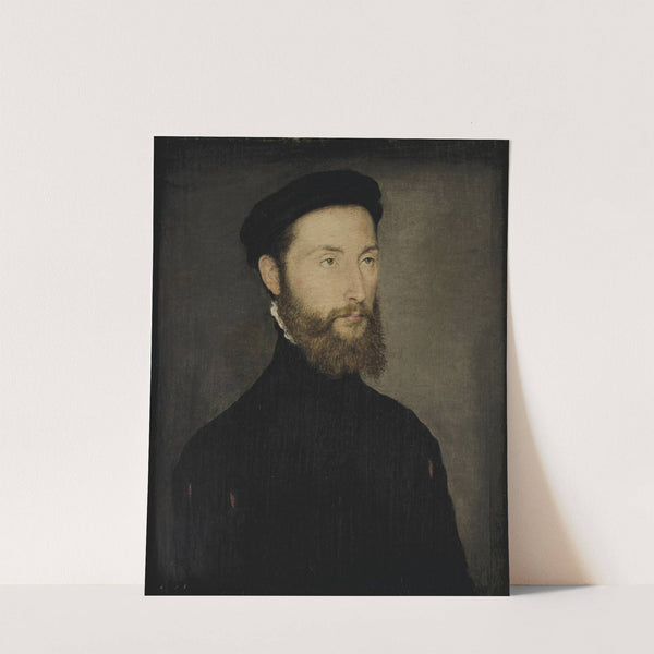 Portrait d’homme barbu anciennement dit de Charles de Cossé-Brissac by Corneille de Lyon