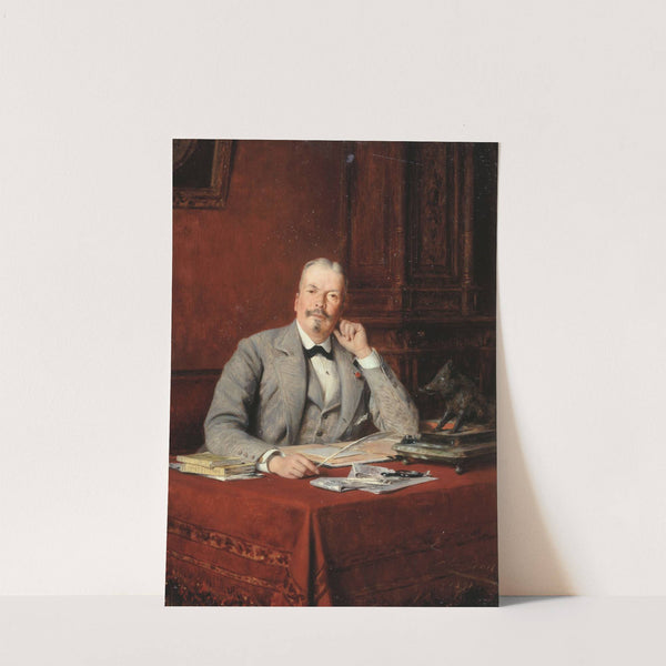 Portrait d'Olympe Hériot (1833-1899), homme d'affaires. by Théobald Chartran
