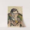 Portrait Dr. Erich Macke (1924) by Helmuth Macke