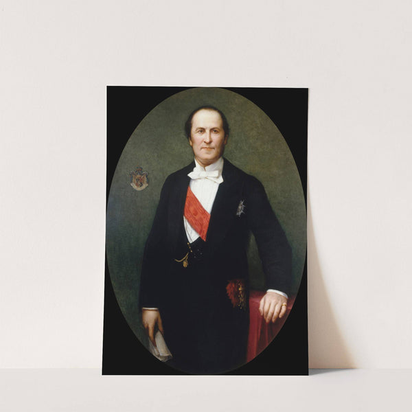Portrait du baron Haussmann (1809-1891), préfet de la Seine (1853-1870) by Henri Lehmann