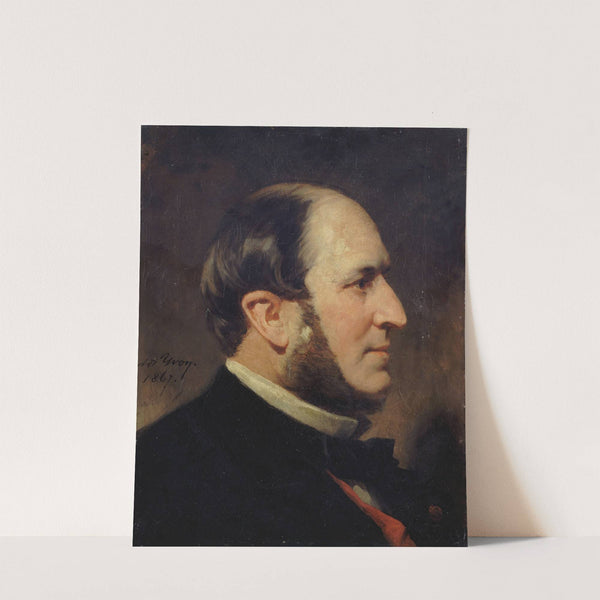 Portrait du baron Haussmann (1809-1891), préfet de la Seine (1867) by Adolphe Yvon