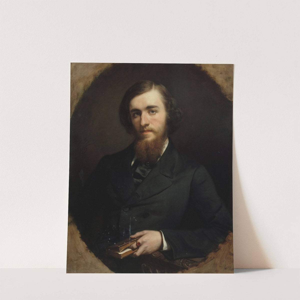Portrait du comte Alfred de Liesville (1820-1885), conservateur adjoint du musée Carnavalet et donateur de la collection révolutionnaire. by Jean-Baptiste-Ange Tissier