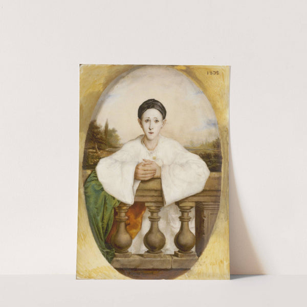 Portrait du mime Jean-Baptiste Deburau, dit Baptiste (1796-1846) by Arsène Trouvé