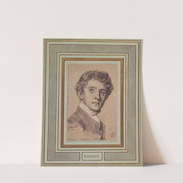 Portrait du peintre hollandais C.J. de Portman by François Bouchot