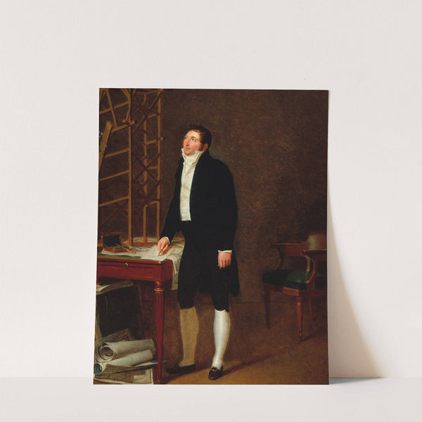 Portrait d'un architecte by François Dumont